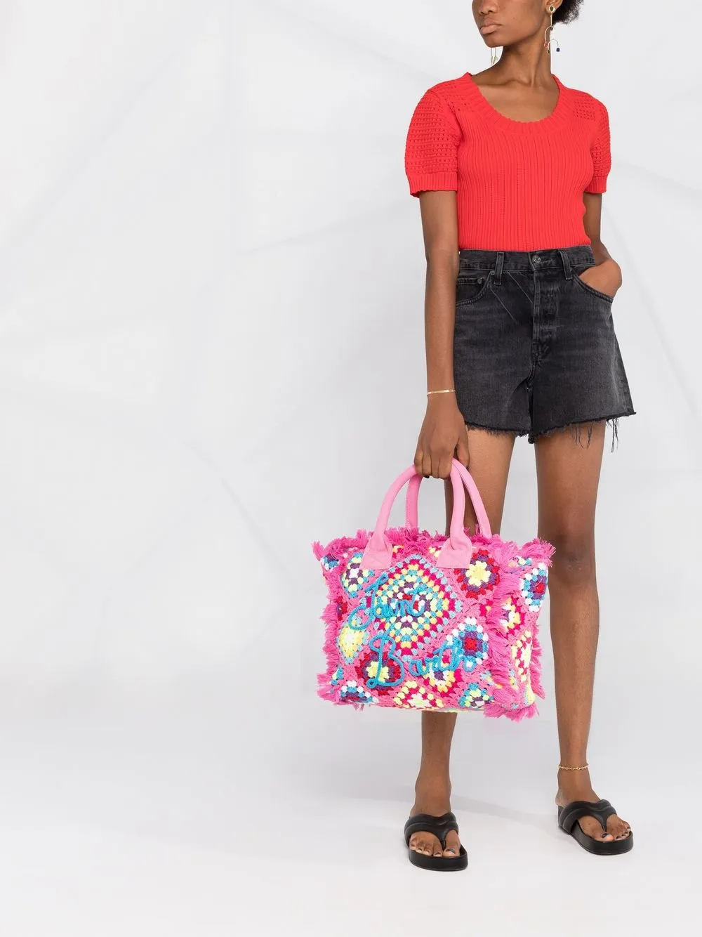 MC2 Saint Barth embroideredlogo Beach Bag Farfetch