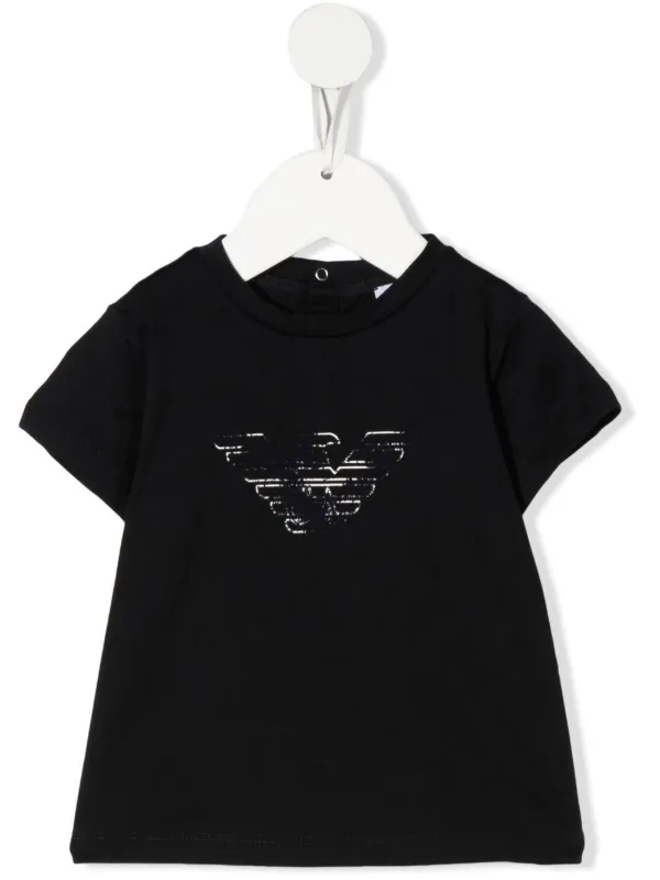Emporio Armani Kids logo-print cotton T-shirt