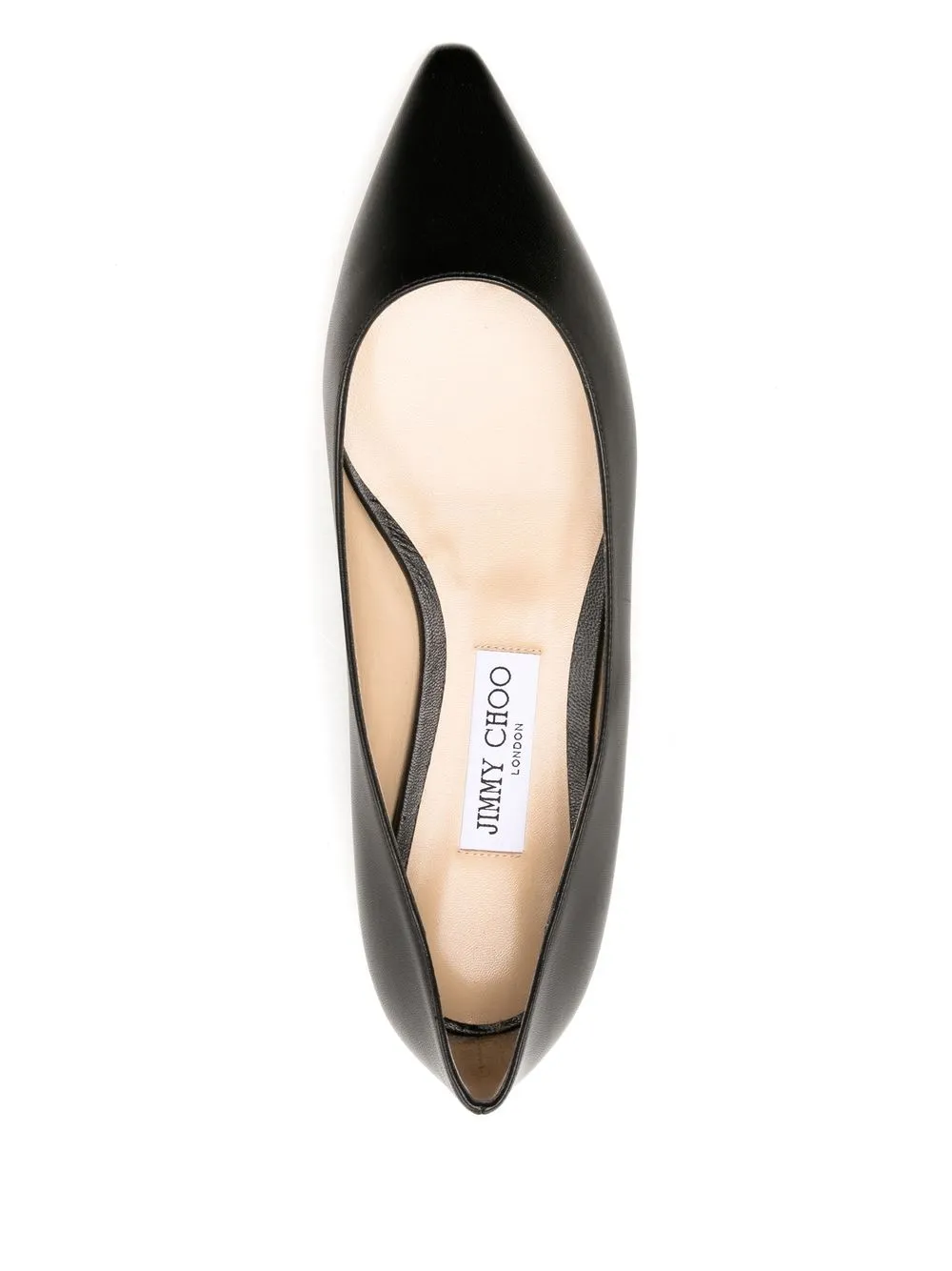 Jimmy Choo Ballerina's met puntige neus Zwart