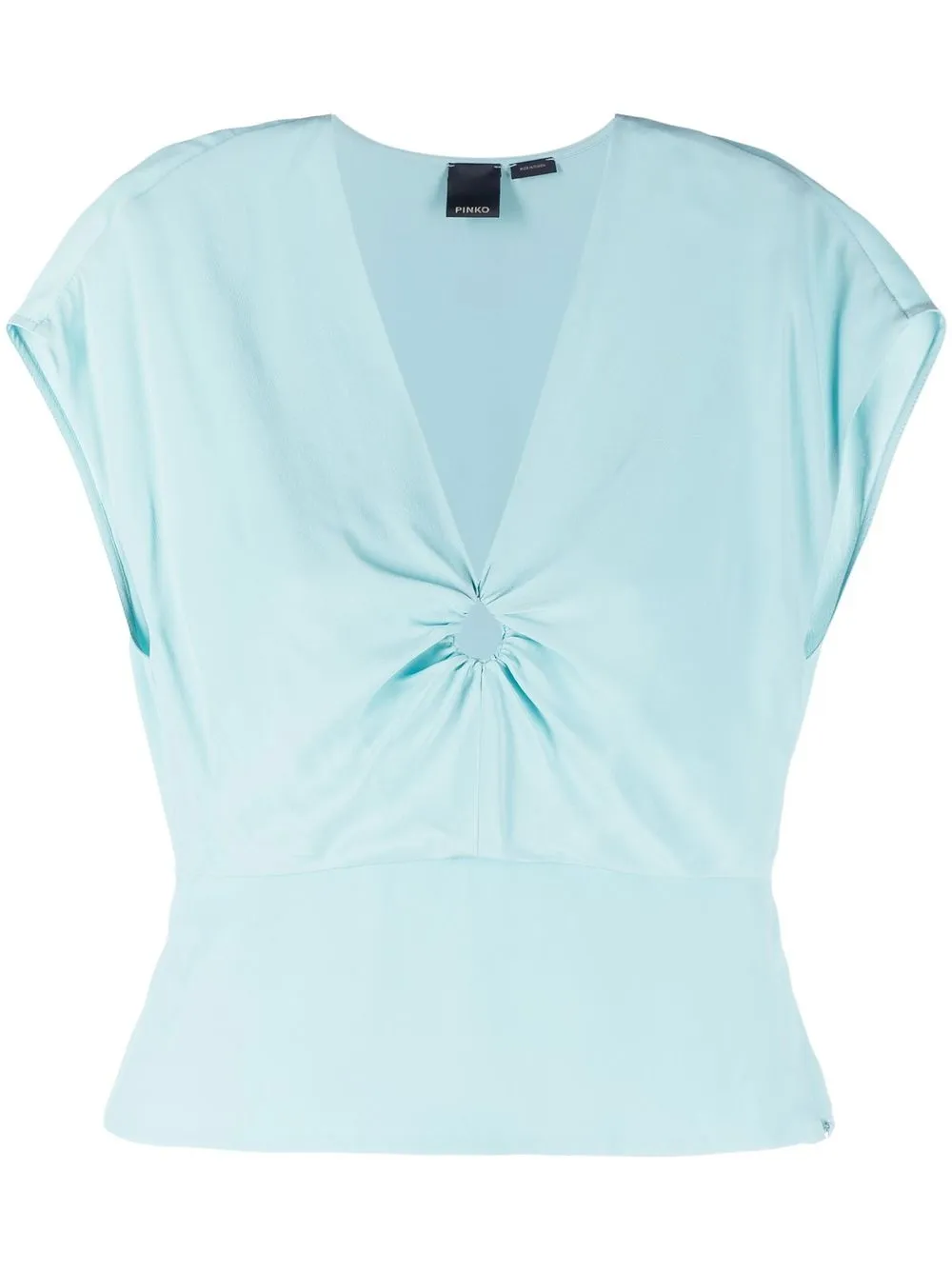 

PINKO blusa sin mangas con cuello en V - Azul