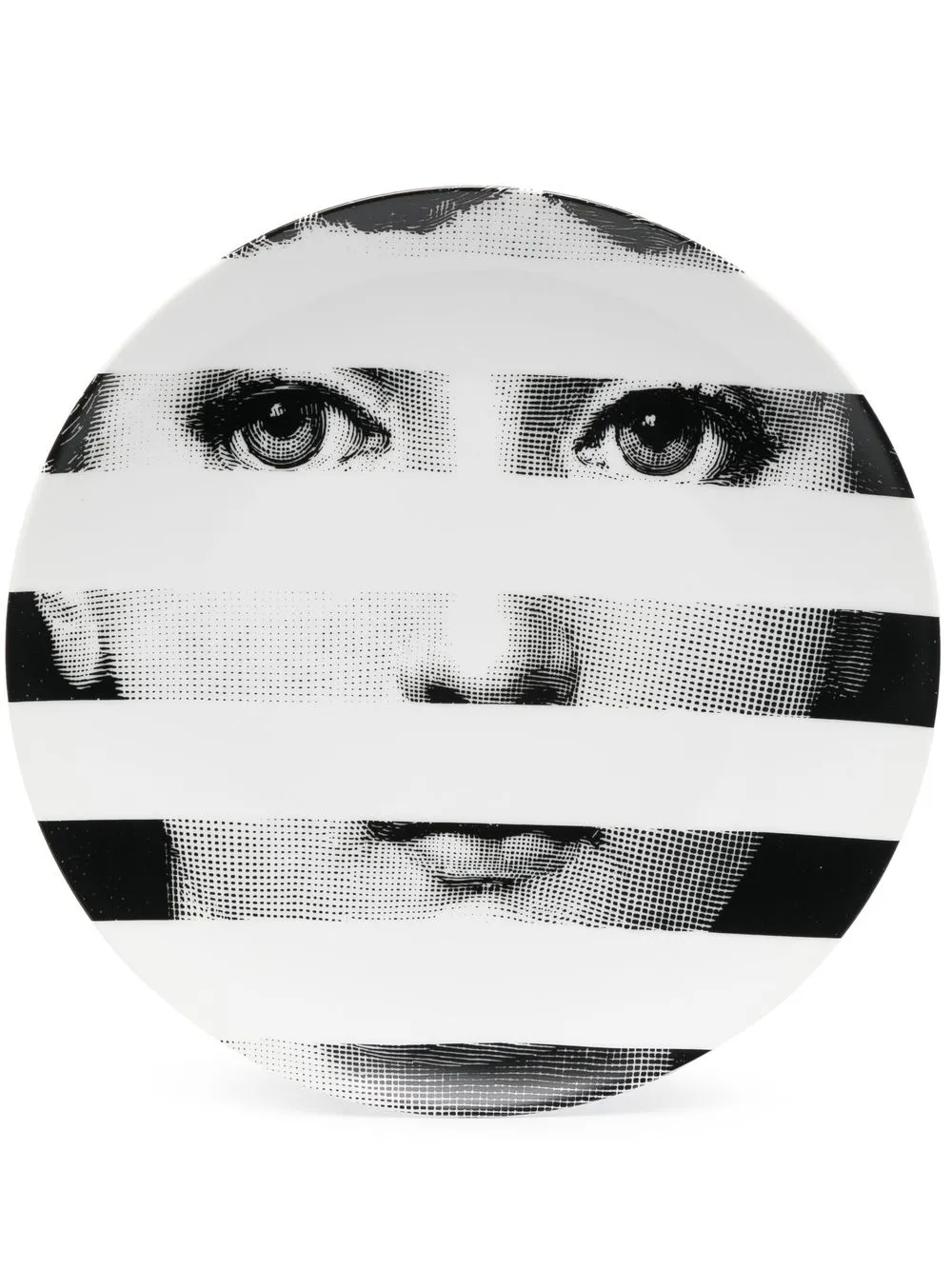 

Fornasetti graphic print plate - White