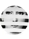 Fornasetti graphic print plate - White