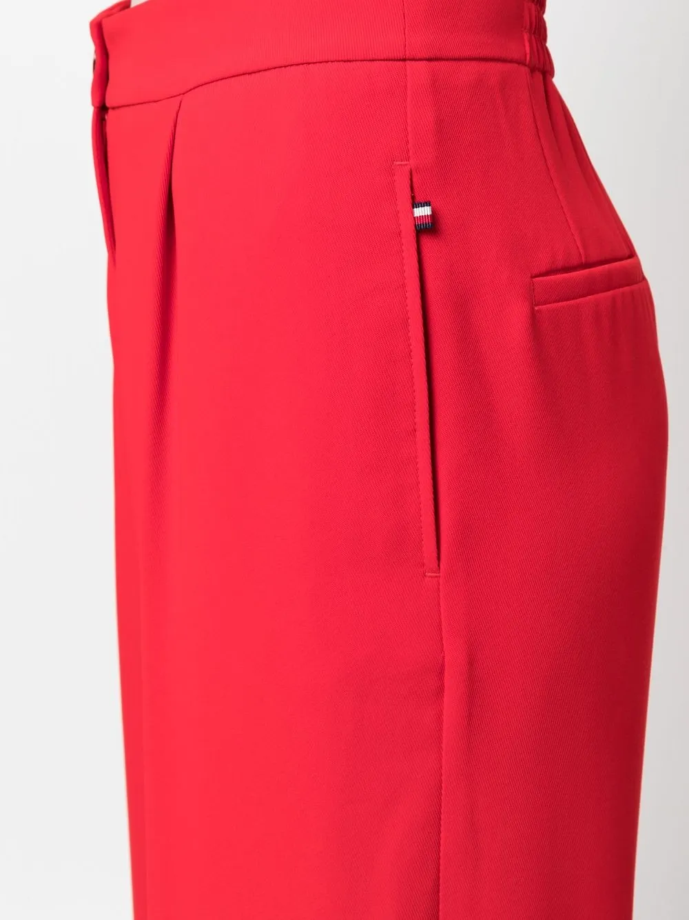 Tommy Hilfiger pleatdetail Cropped Trousers Farfetch