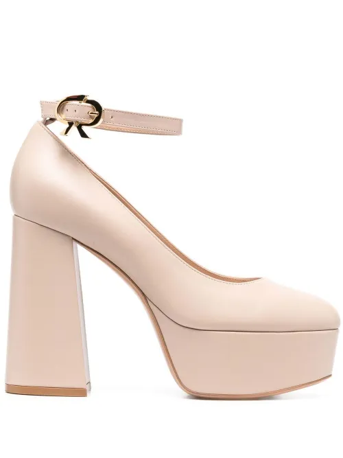 Escarpins Vernice 70 mm à plateforme - Gianvito Rossi - Modalova