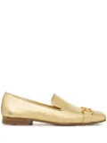 Madison.Maison square-toe horsebit loafers - Gold