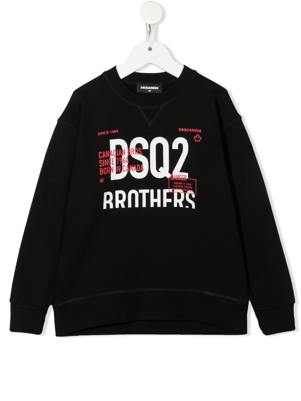 

Dsquared2 Kids sudadera con logo estampado - Negro