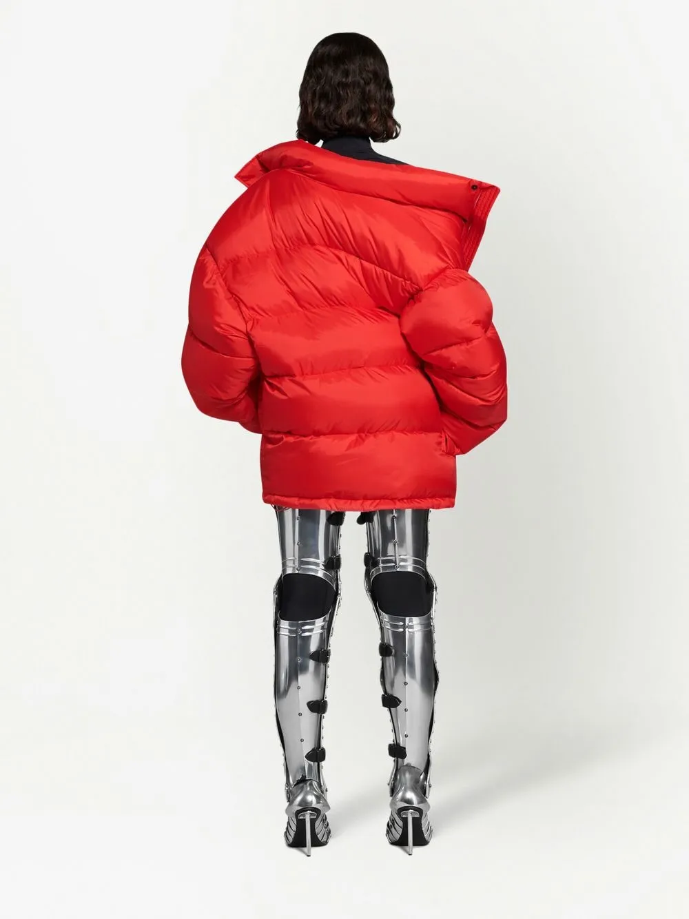 balenciaga puffer jacket blue