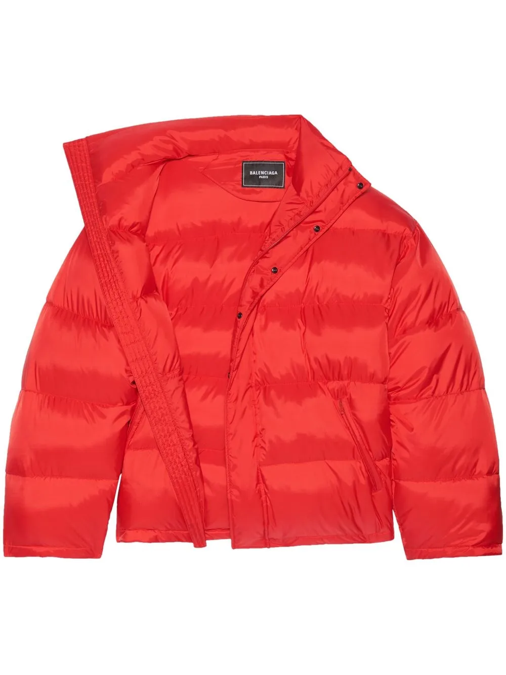 Balenciaga Offshoulder Puffer Jacket ModeSens