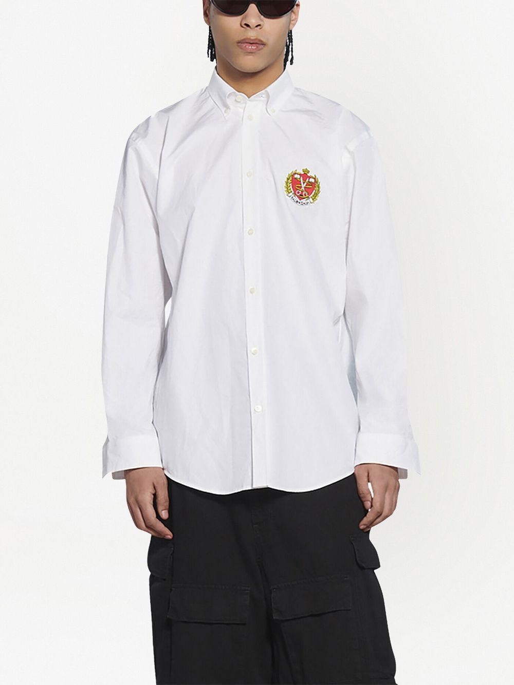 Balenciaga College logo-print shirt Men