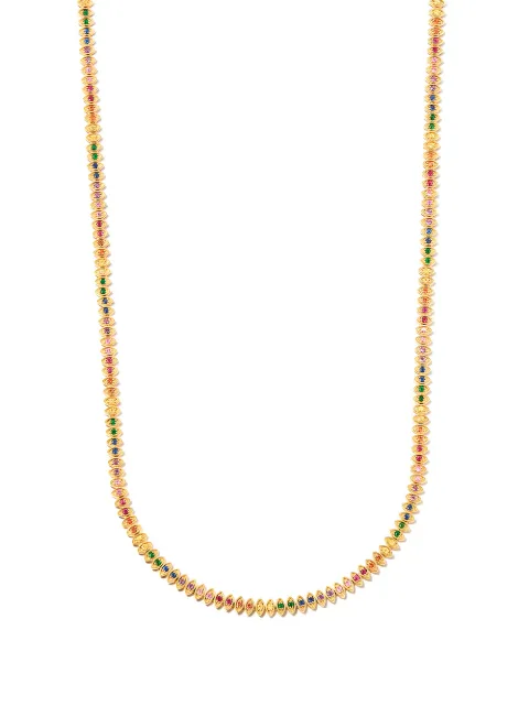 Sydney Evan anillo infinito en oro amarillo de 14kt con zafiros