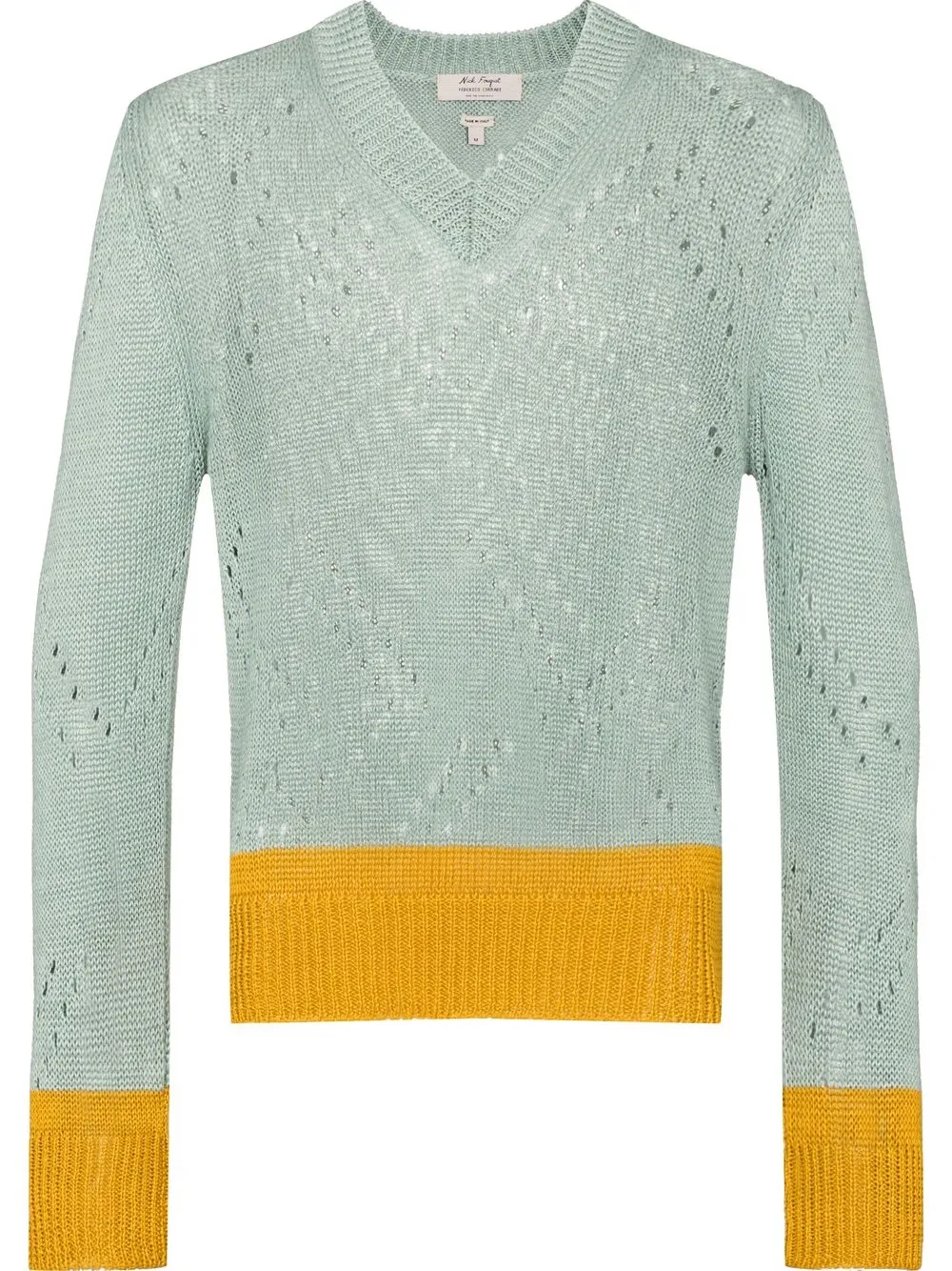 

Nick Fouquet Urban two-tone jumper - Blue