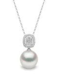 Yoko London 18kt white gold Starlight pearl and diamond necklace - Silver