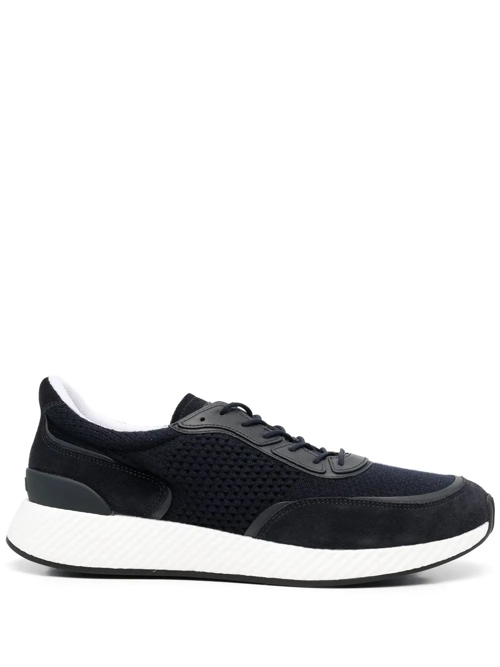 

Zegna tenis bajos con agujetas - Azul