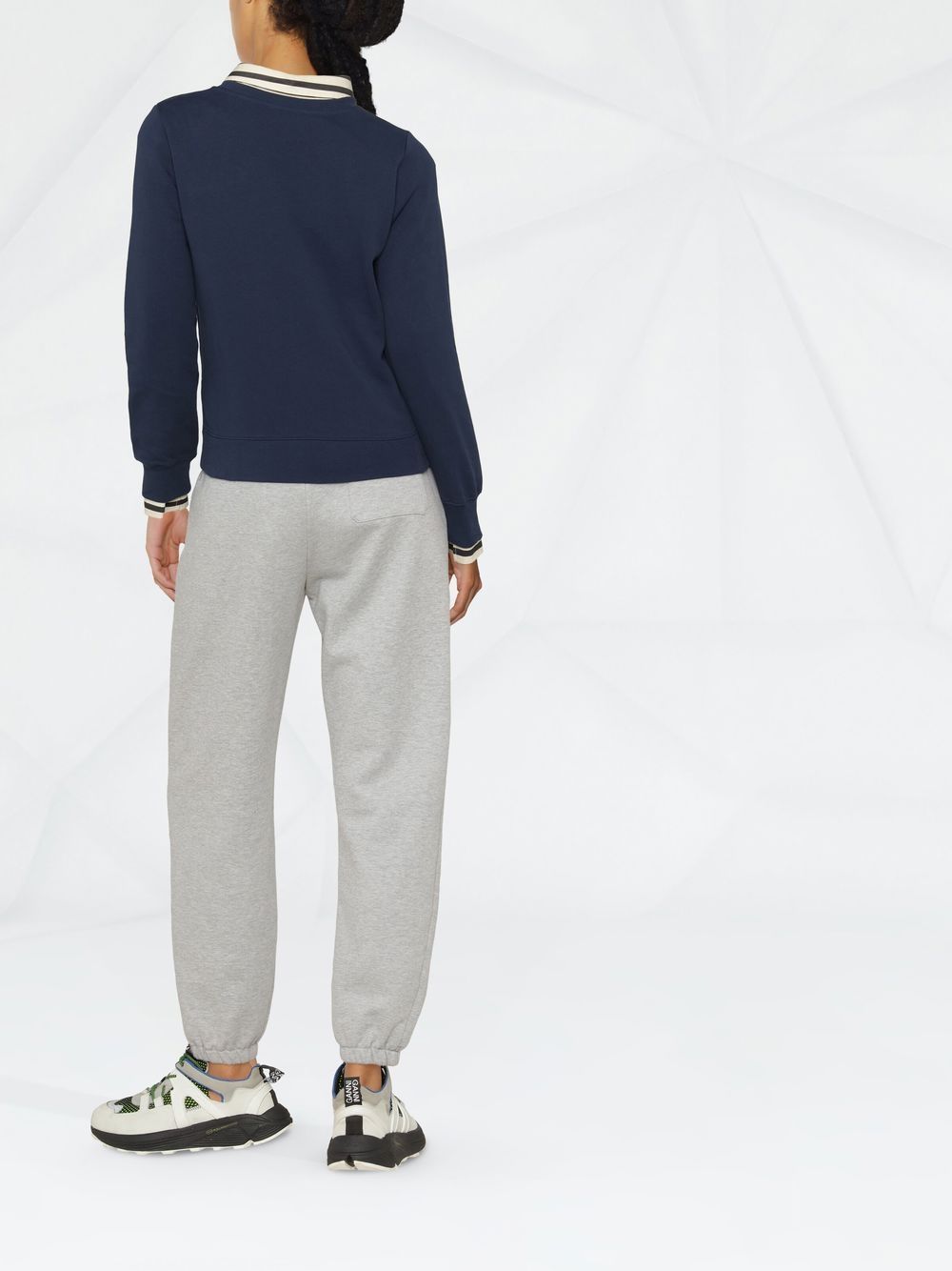 A.P.C. Tina logo-embroidered cotton sweatshirt Women