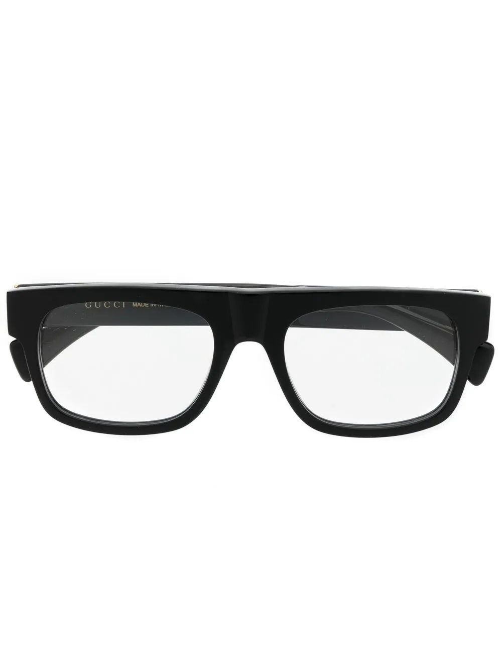 

Gucci Eyewear lentes de sol pulidos con armazón cuadrados - Negro