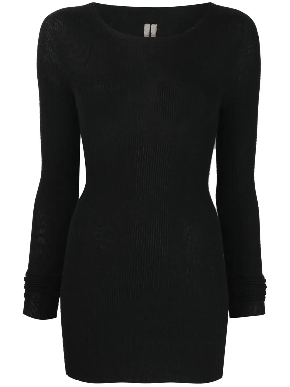 

Rick Owens ribbed round-neck jumper - Black