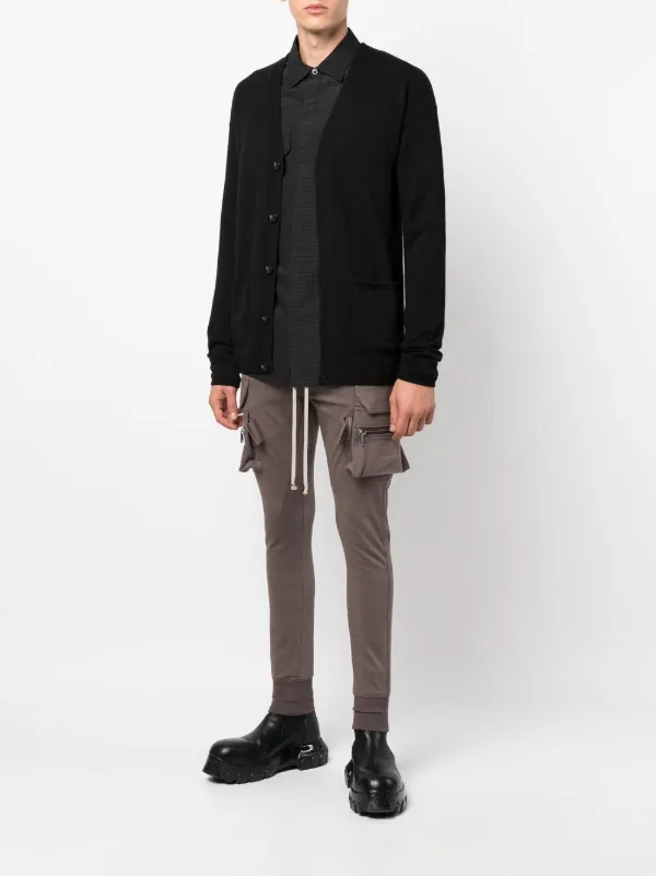 【RICK OWENS】ドローストリング クロップドパンツ ブラウン Rick Owens ドローストリング テーパードパンツ | ブラウン