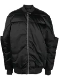 Rick Owens Gridered goose-down bomber jacket - Black
