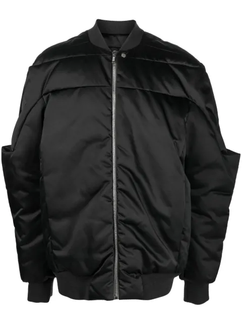 Rick Owens Gridered goose-down bomber jacket 