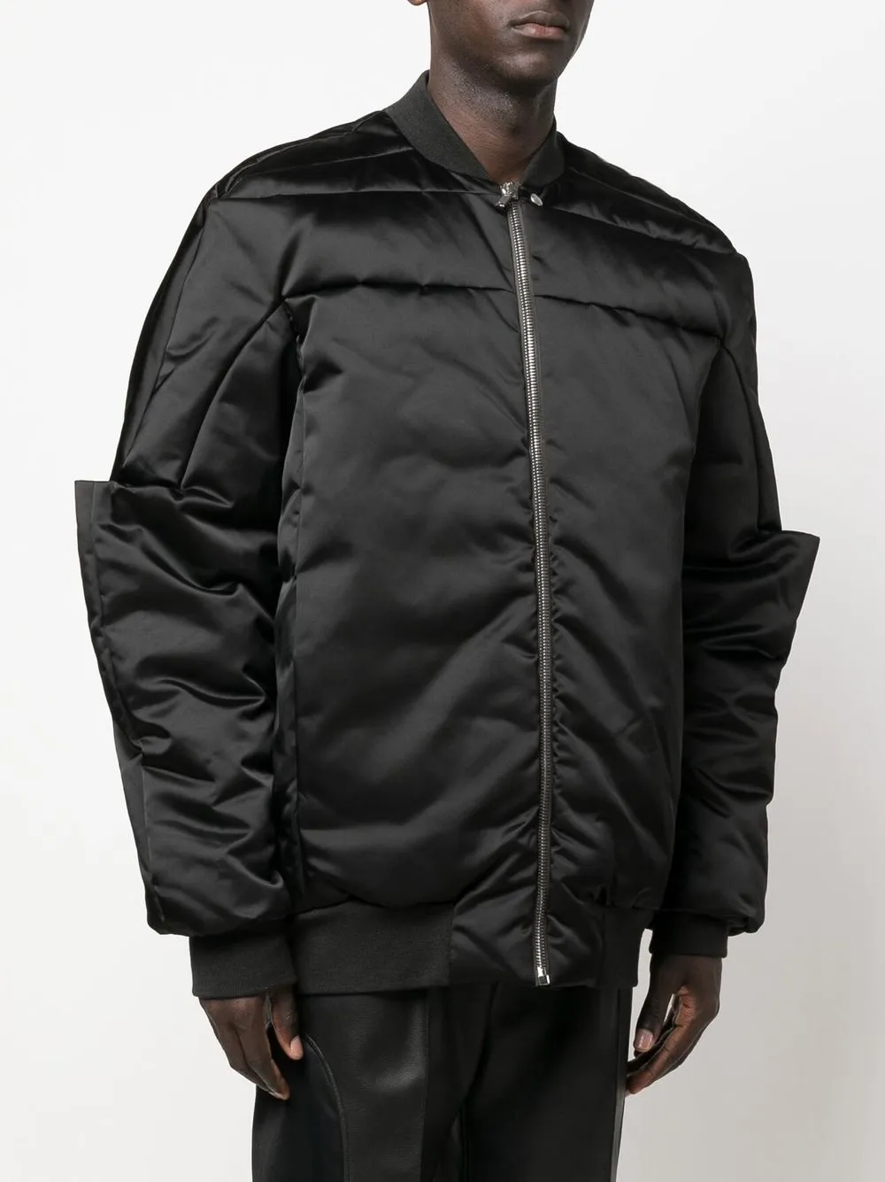 Rick Owens Gridered goose-down Bomber Jacket - Farfetch
