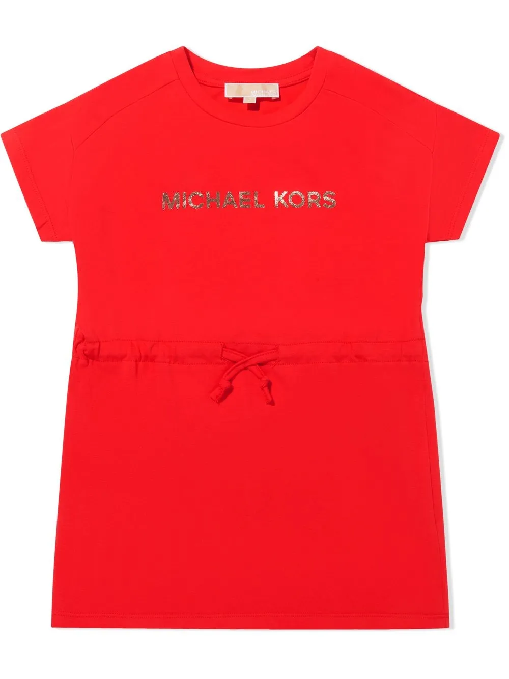 

Michael Kors Kids vestido estilo playera con logo estampado - Rojo