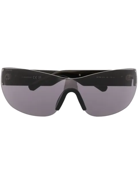Swarovski Eyewear crystal-embellished pilot-frame sunglasses