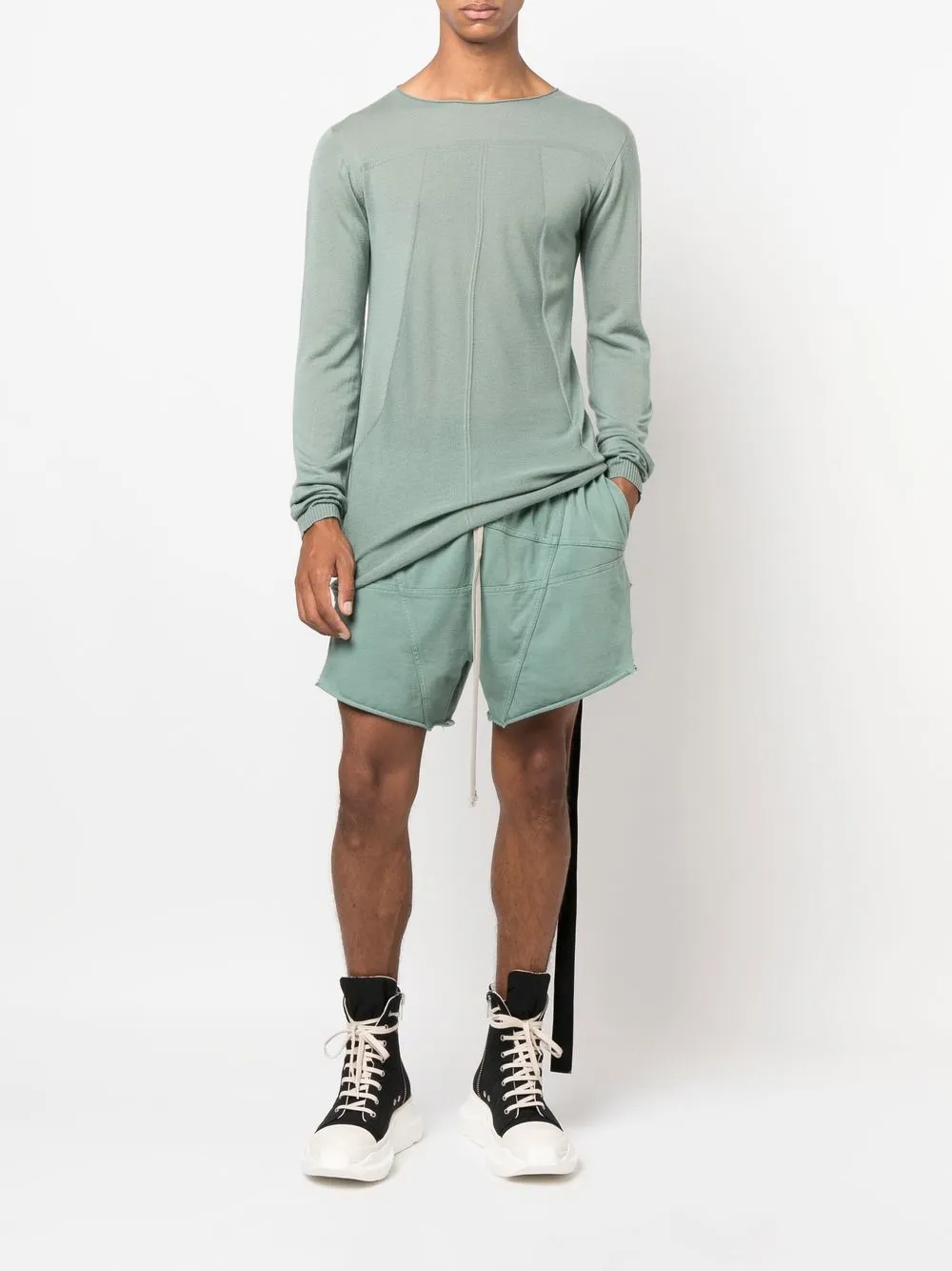 RICK OWENS FINE KNIT WOOL JUMPER