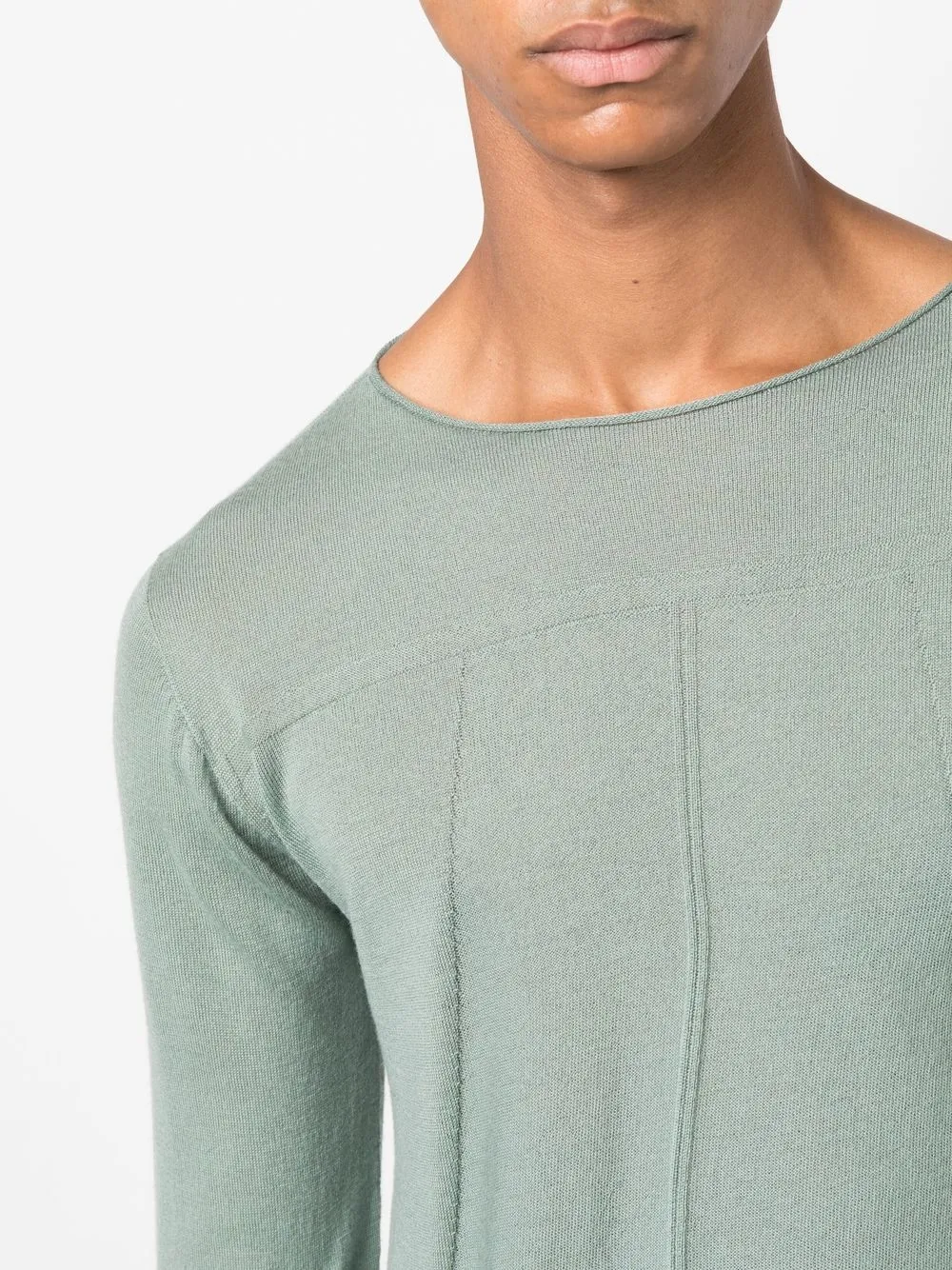 RICK OWENS FINE KNIT WOOL JUMPER