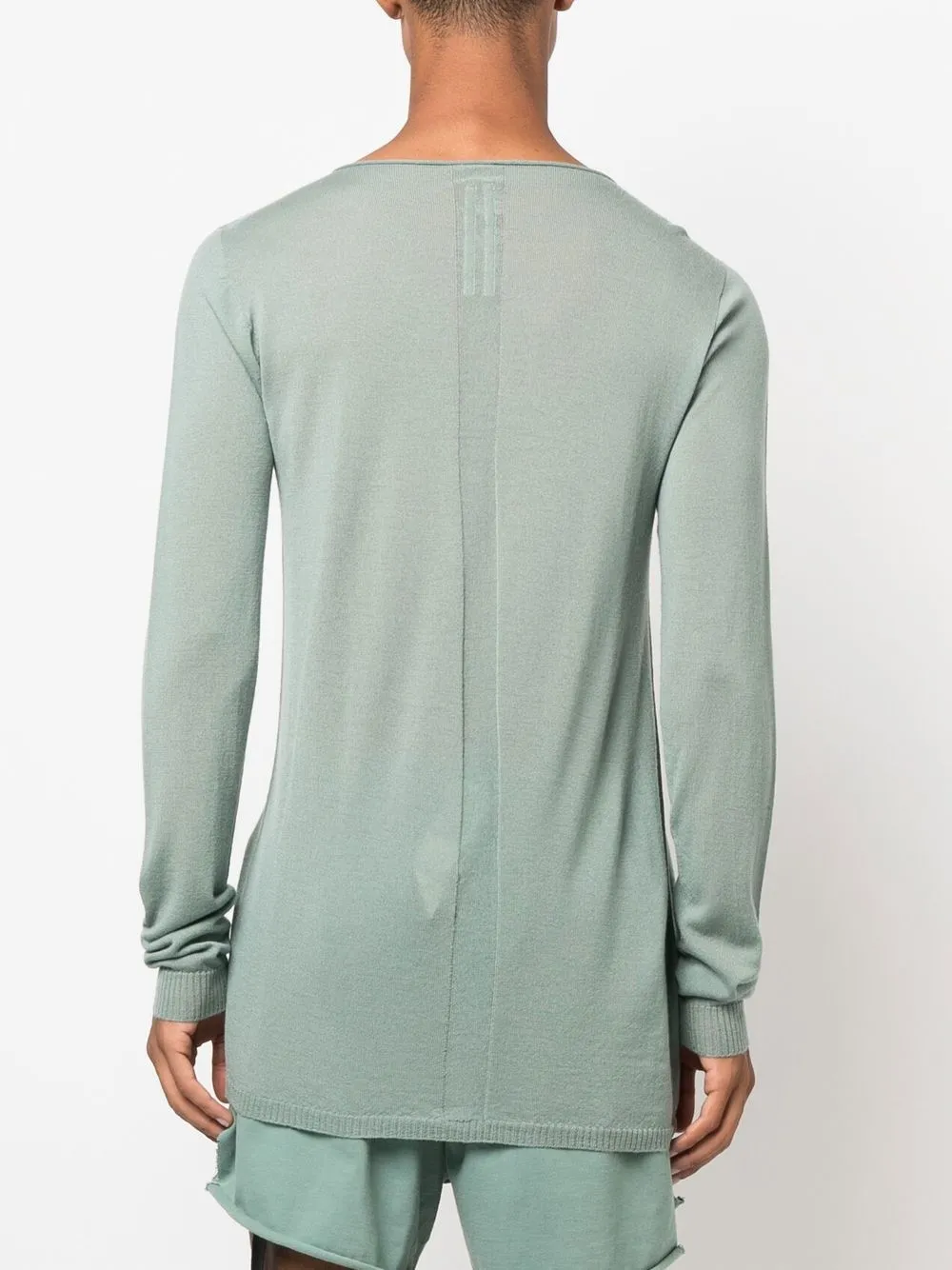 RICK OWENS FINE KNIT WOOL JUMPER