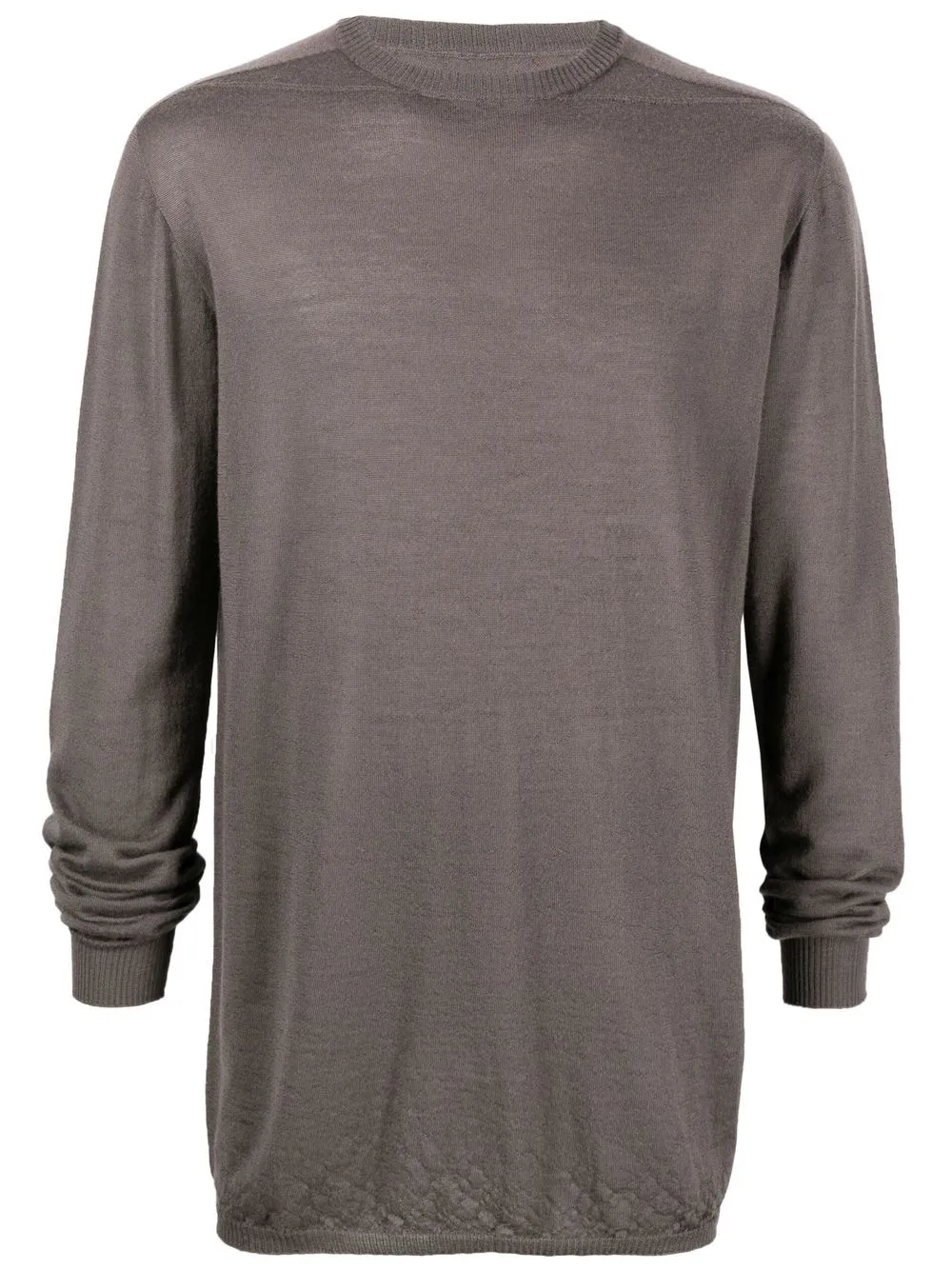 

Rick Owens oversized-cut round-neck jumper - Neutrals