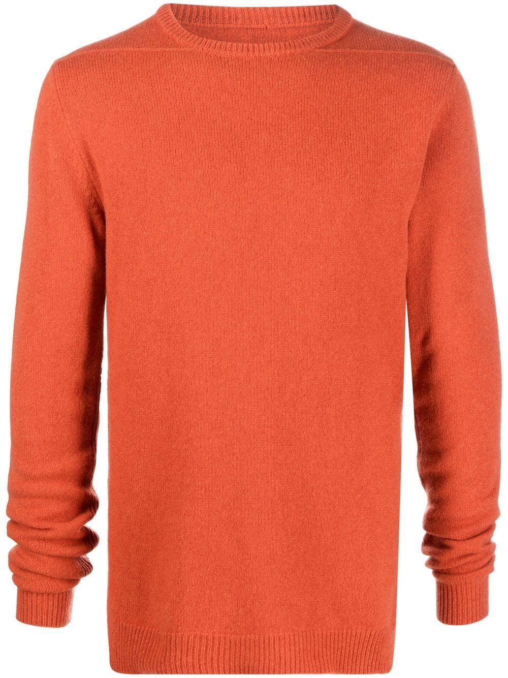 

Rick Owens ribbed-detail knit jumper - Orange