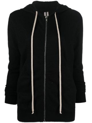 Rick Owens zip-up Cashmere Hoodie - Farfetch