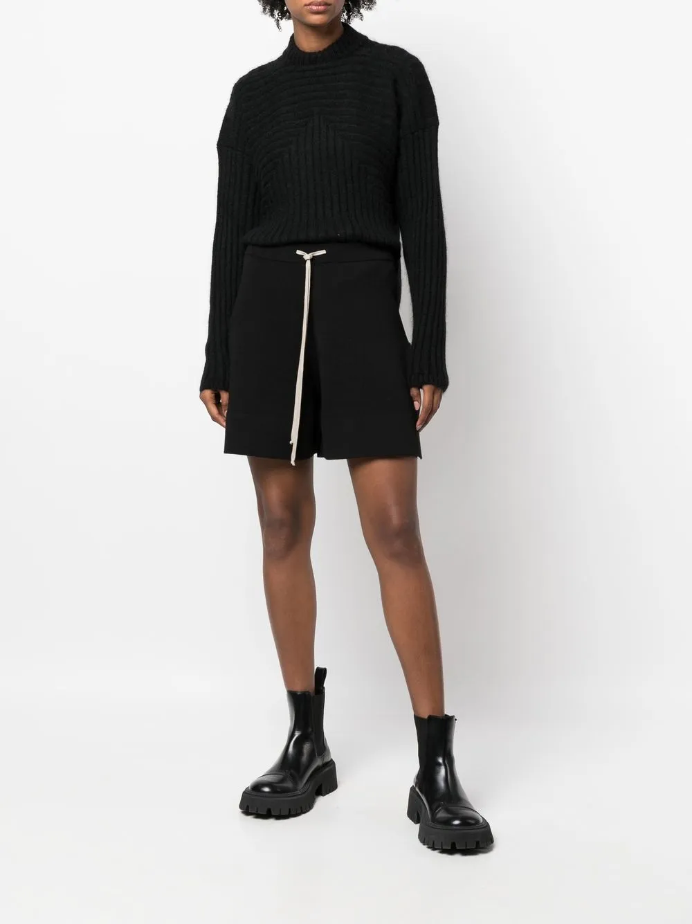 Rick Owens Chunky trui - Zwart