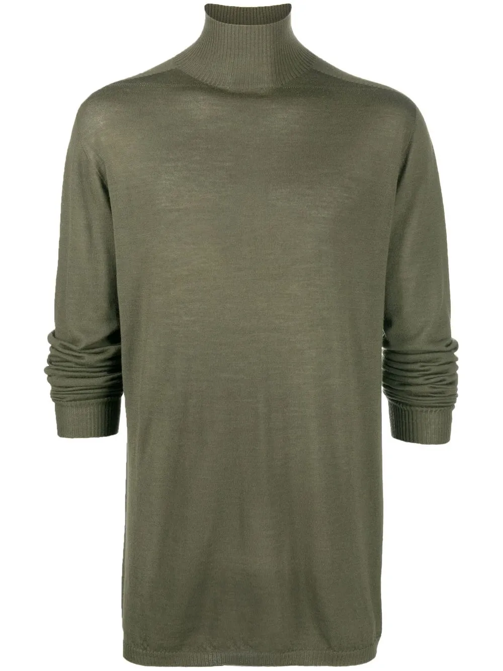 

Rick Owens Oversized turtleneck jumper - Green