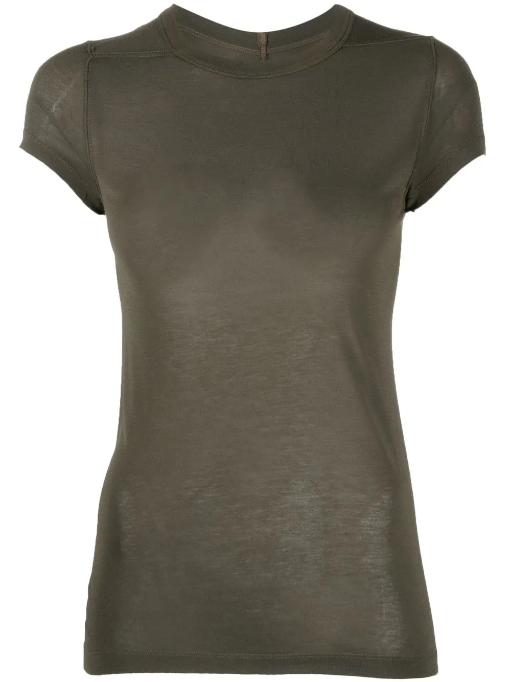 

Rick Owens playera con cuello redondo - Verde