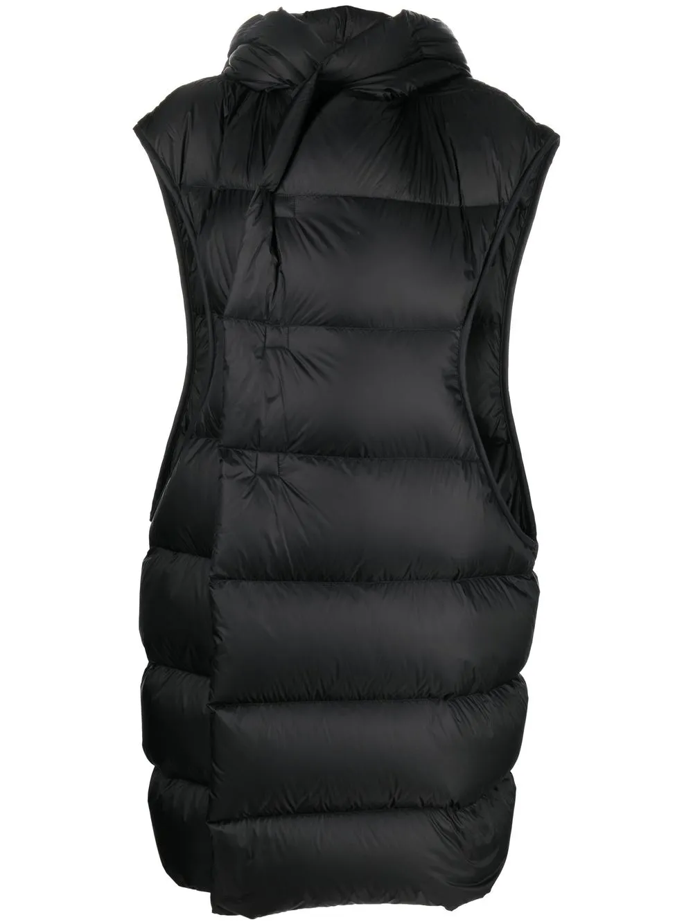 

Rick Owens padded oversized coat - Black