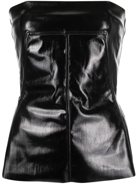 Rick Owens strapless bustier top