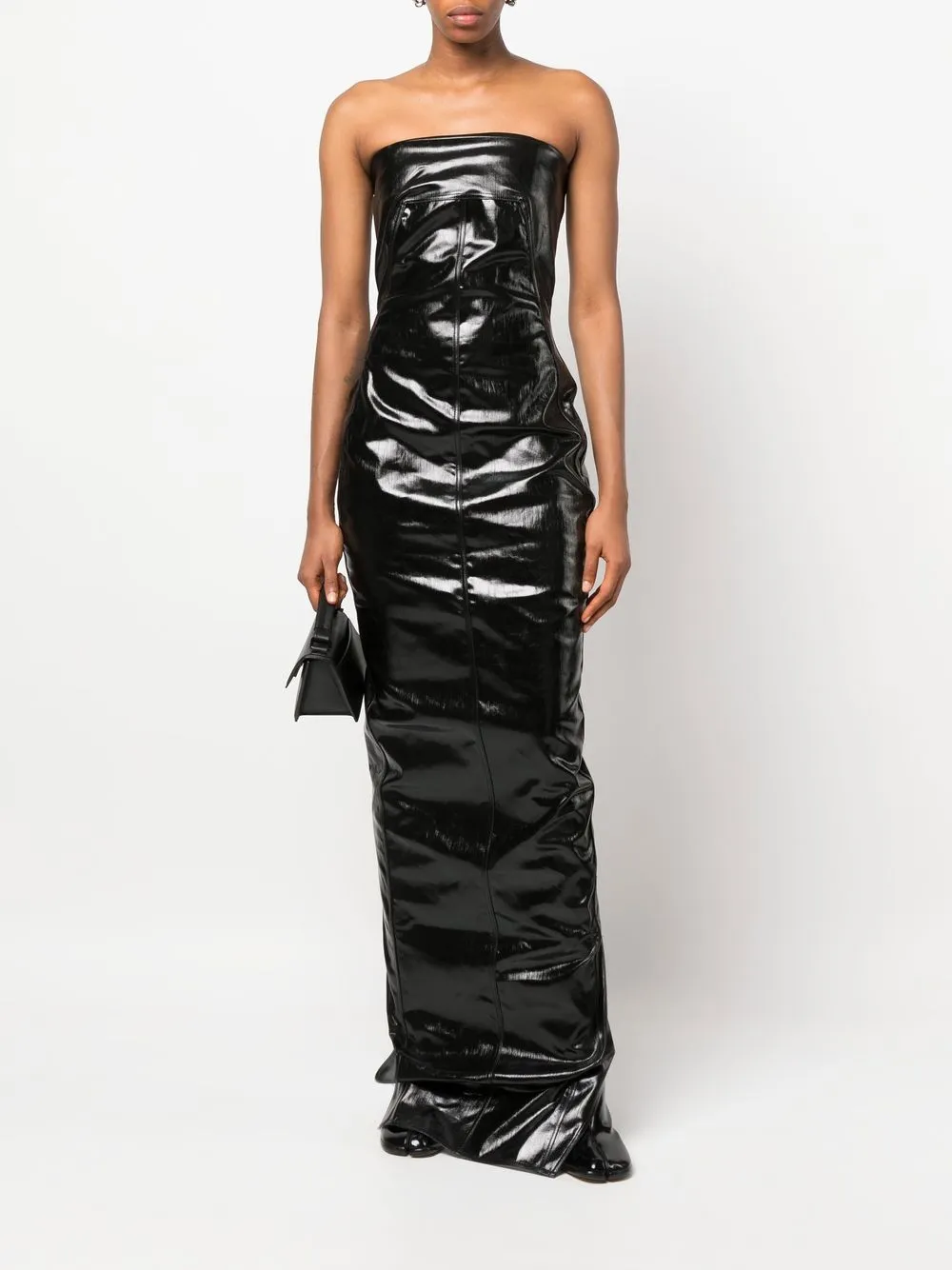 Rick Owens Strapless avondjurk - Zwart