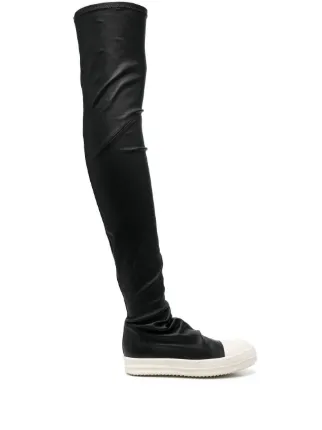 Rick Owens thigh-high Flatform Boots - Farfetch