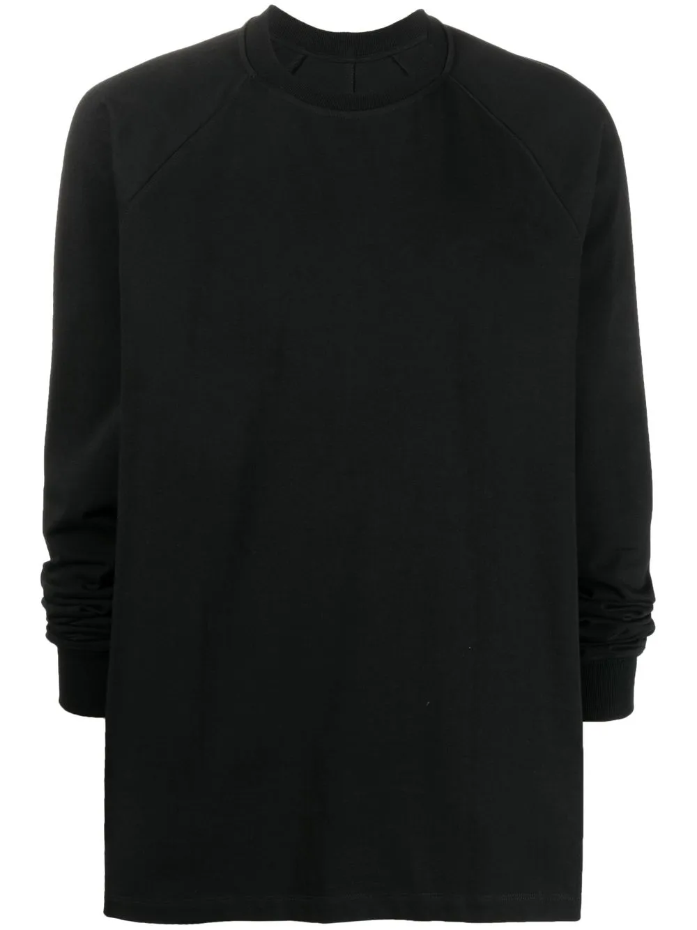 

Rick Owens sudadera Baseball T con cuello redondo - Negro