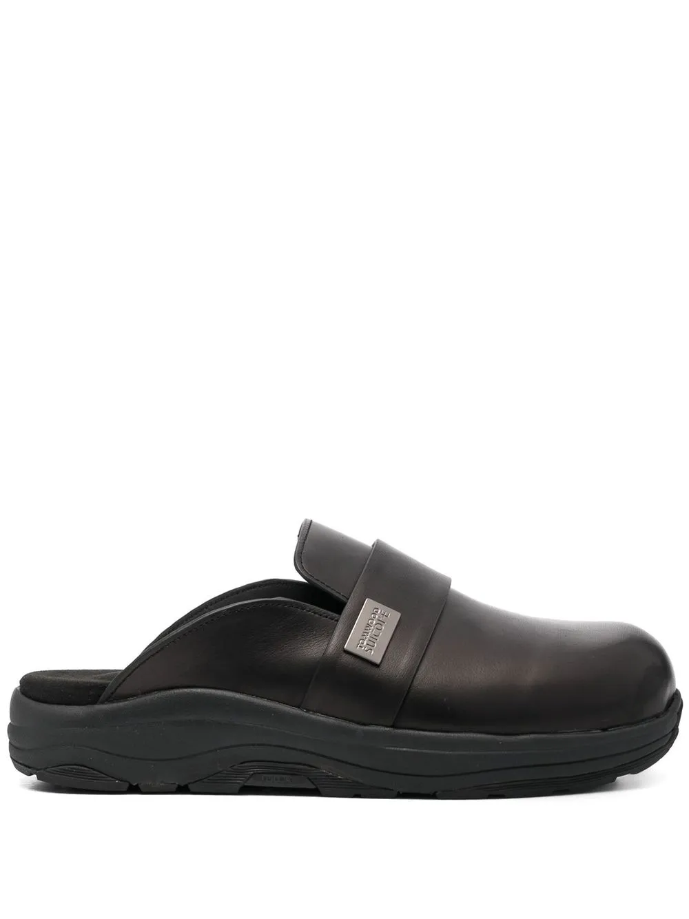 

Suicoke slippers con puntera redonda - Negro