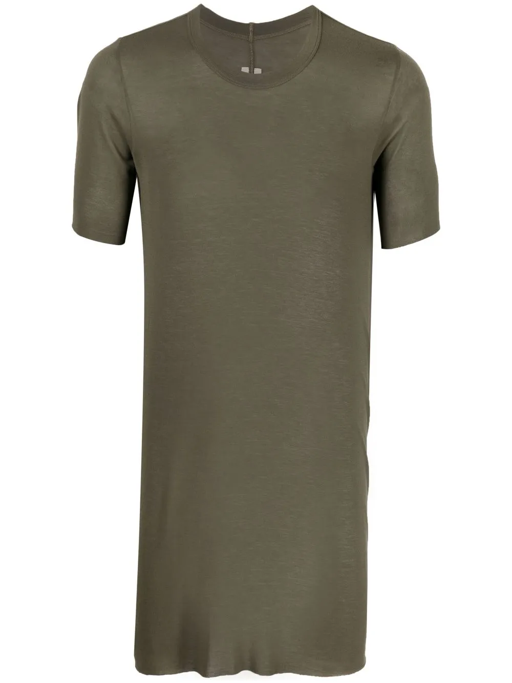 

Rick Owens longline raw-hem T-shirt - Green