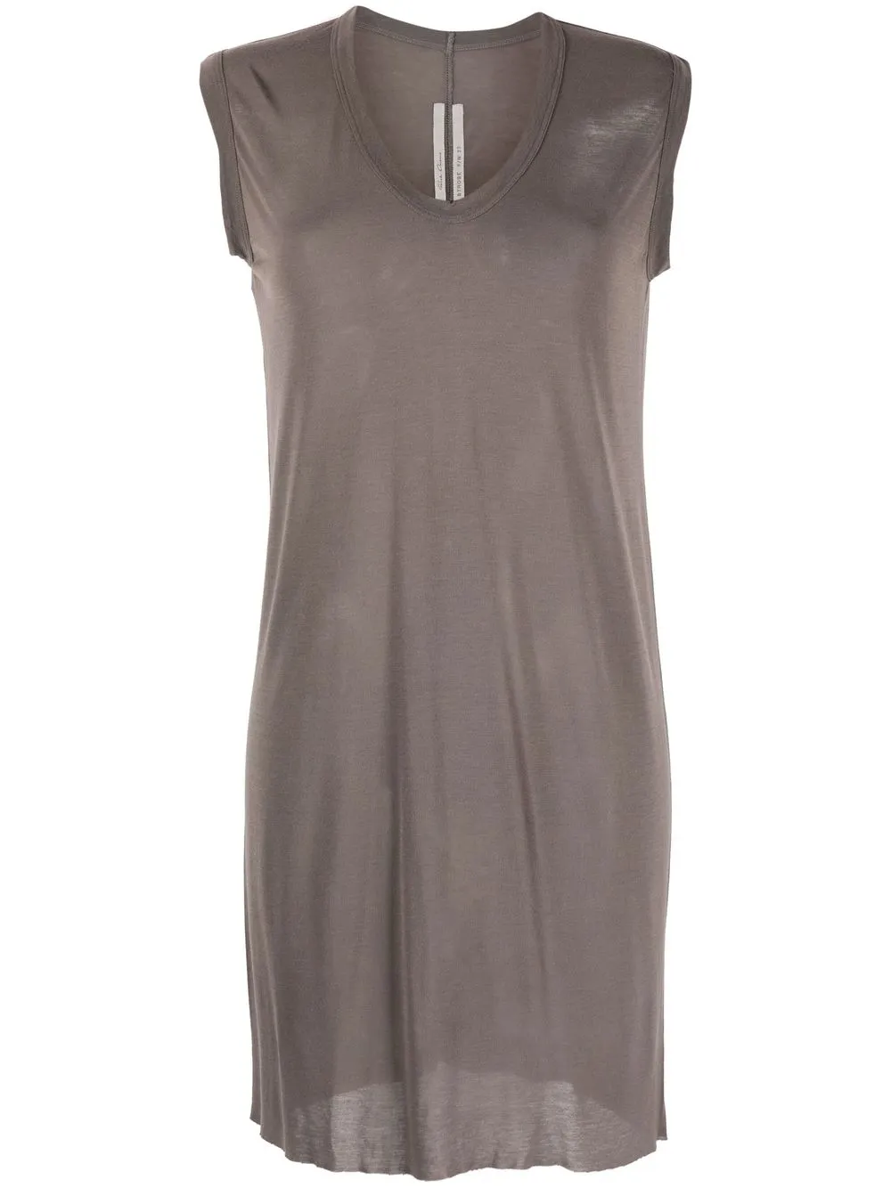 

Rick Owens sleeveless T-shirt dress - Brown