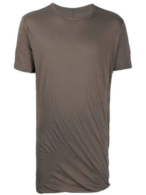 Rick Owens playera con detalle fruncido