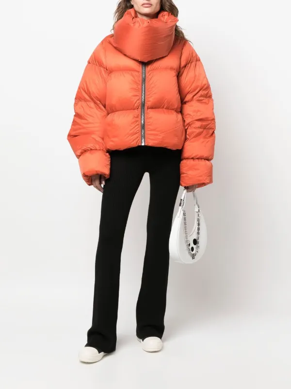 Rick owens FUNNEL NECK DOWN JACKET