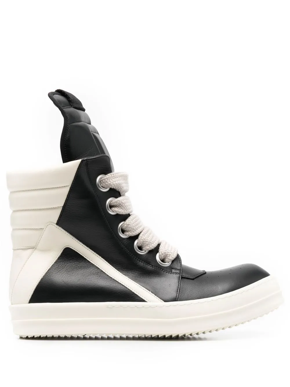 

Rick Owens tenis altos Geobasket - Negro