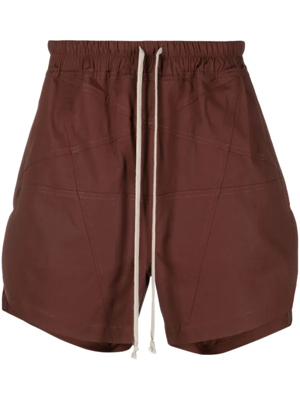 Rick Owens Penta Drawstring Running Shorts - Farfetch 人気メーカー・ブランド Rick SHORTS RUNNING Owens ショートパンツ