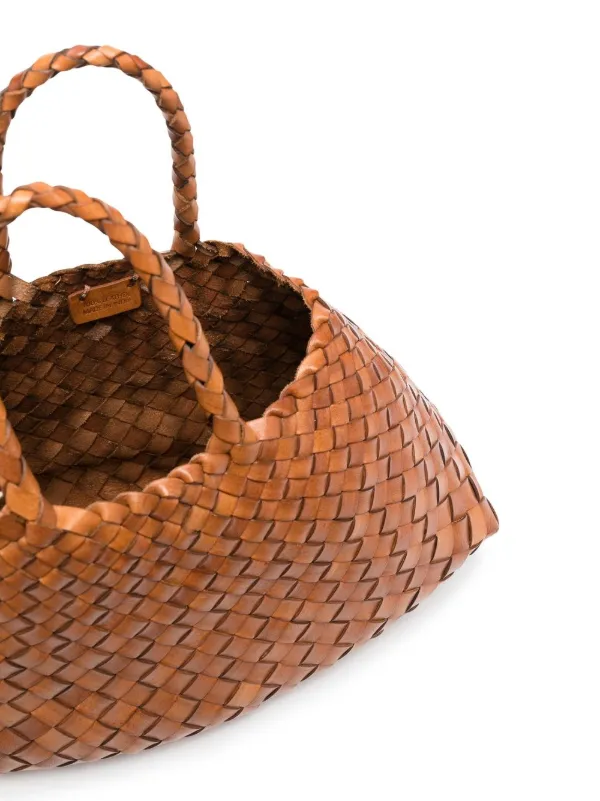 DRAGON DIFFUSION ブラウン スモール Santa Croce トートバッグ Dragon Diffusion - Santa Croce Small Dark Brown