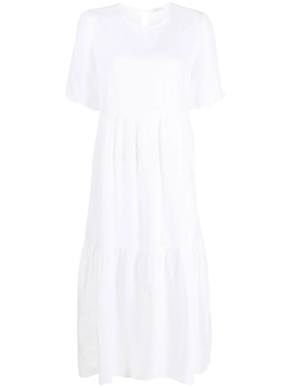 

Peserico vestido midi manga corta - Blanco