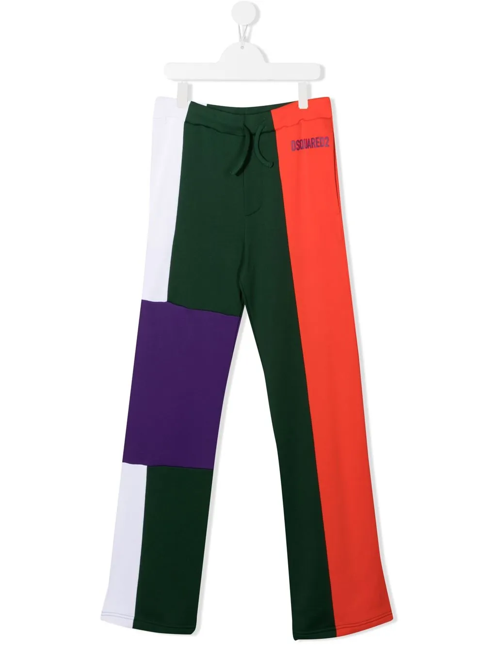 

Dsquared2 Kids TEEN colour-block track pants - Green
